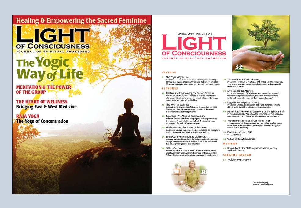 Light of Consciousness a Spiritual Magazine Inspirational Approach